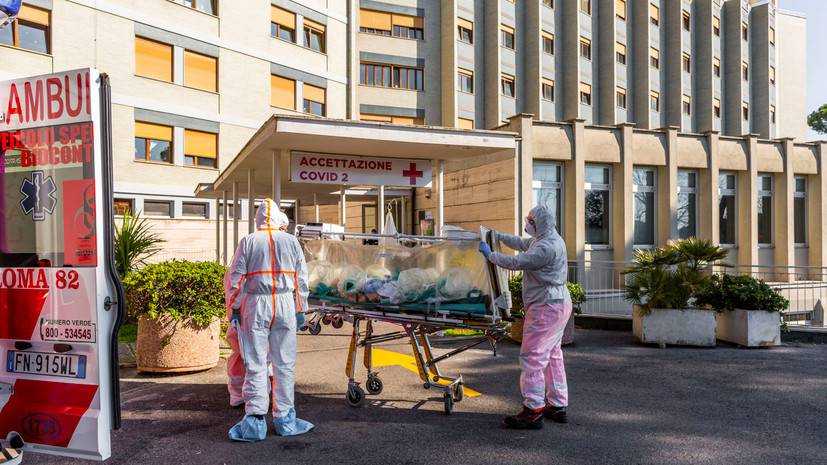 В Италии за сутки умерли 345 зараженных COVID-19