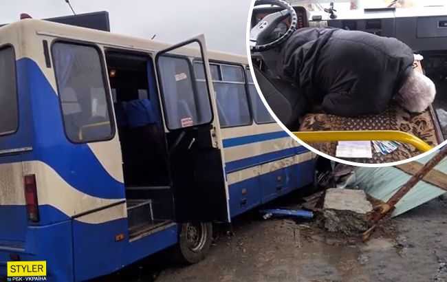 Под Днепром водитель школьного автобуса умер за рулем