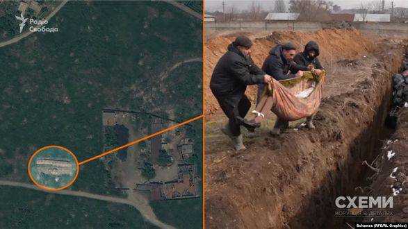 Супутник зафіксував вже четверте місце масового поховання у Маріуполі