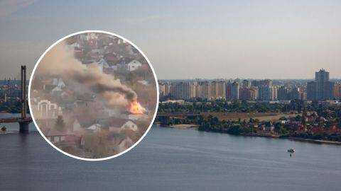 Лівий берег затягнуло димом: у Києві палав мікрорайон