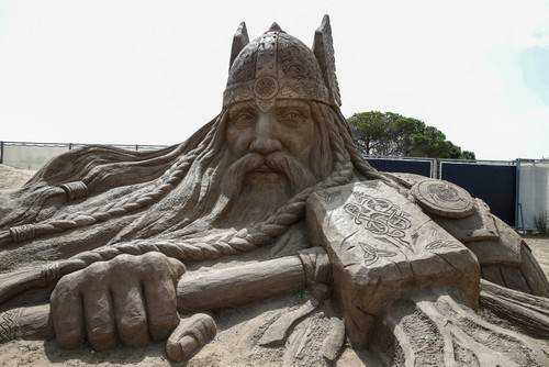 В Турции проходит фестиваль песчаных скульптур