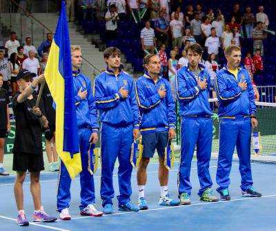 Сборная Украины по теннису прошла на следующий сезон Кубка Дэвиса