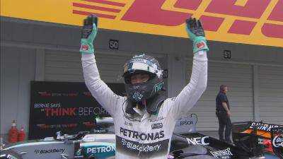 На Гран-при Мексики немецкий пилот Н.Росберг стал победителем