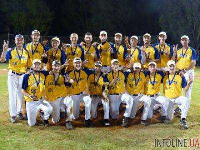 Молодежная сборная Украины получила золотые награды на чемпионате Европы по бейсболу