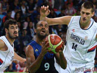 Сборная Франции по баскетболу выиграла у Сербии на Олимпиаде-2016