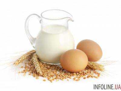 В Украине за 7 месяцев уменьшилось производство молока и яиц