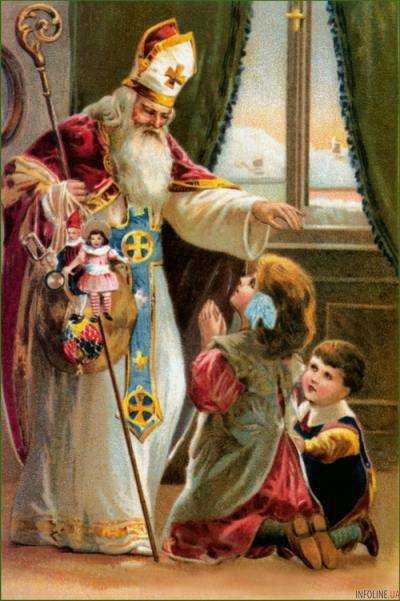 В Брюсселе маленьких украинцев посетил Святой Николай