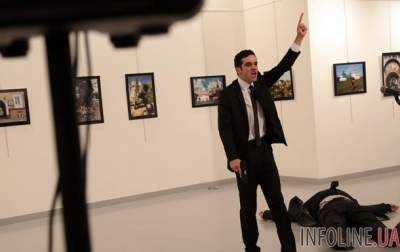 Опубликовано видео убийства российского посла в Анкаре