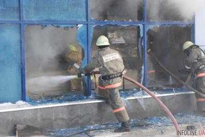 В Сумах спасатели потушили пожар в спортклубе
