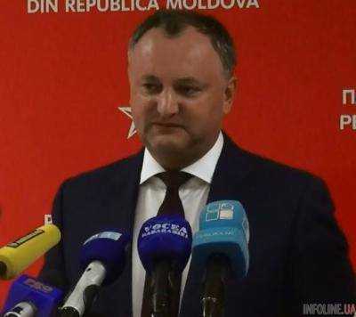 Президент Молдовы Игорь Додон заявил,что Молдова не пойдет на признание Крыма российским