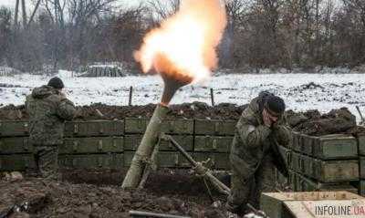 На луганском направлении боевики с 3:00 выпустили 50 минометных снарядов