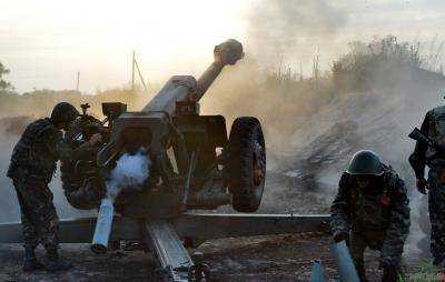 На мариупольском направлении боевики применяли тяжелую артиллерию