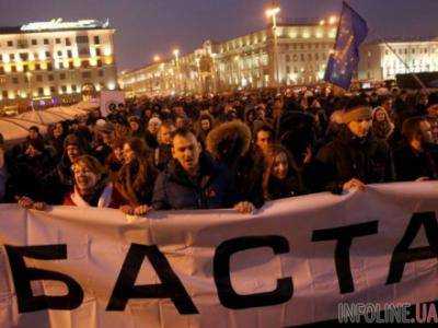 В Белоруссии в акции протеста участвовали более 1,5 тыс. человек