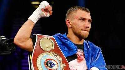 В.Ломаченко получил награду "Лучшему боксеру года"
