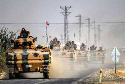 Турецкая армия продвинулась на 90 километров вглубь Сирии