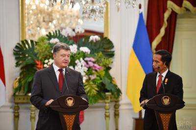 Соглашение о военном сотрудничестве Индонезии и Украины подписал П.Порошенко