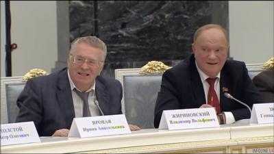 Как Жириновский отчитал Путина! Видео