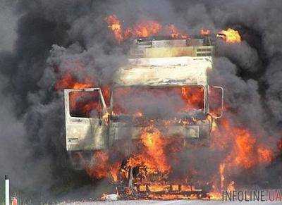 На трассе Одесса-Киев горел грузовик