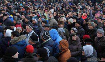 Активисты заблокировали выезд из Верховной Рады.Фото