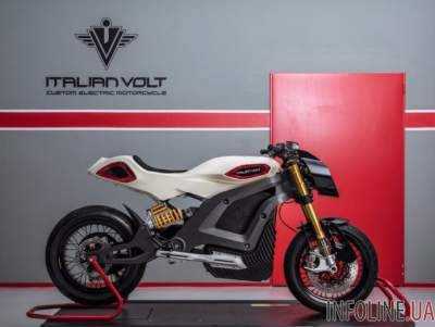 Новейший электромотоцикл Italian Volt был презентован на выставке в Милане