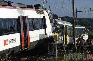 В Швейцарии произошло крушение пассажирского поезда