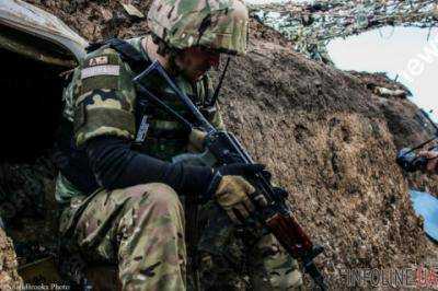 В результате боевых действий в зоне АТО погиб один украинский военнослужащий