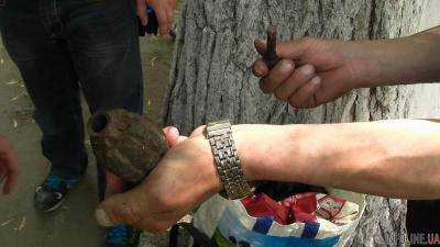 На детской площадке в Запорожье найдено боевую гранату