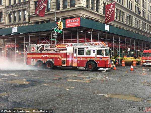 В Нью-Йорке прогремел мощный взрыв.Фото