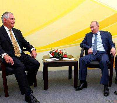 В Кремле завершилась встреча В.Путина с Р.Тиллерсоном