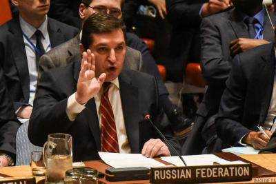 Постпред России в ООН устроил истерику на заседании Совбеза. Видео