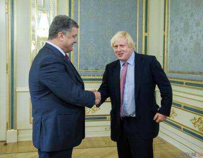 П.Порошенко и Б Джонсон обсудили продление санкций против России