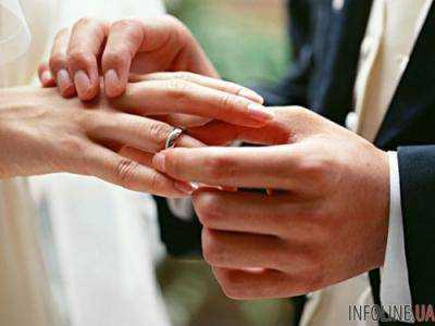 В Киеве около 3 тыс. браков зарегистрировали за первые два месяца года