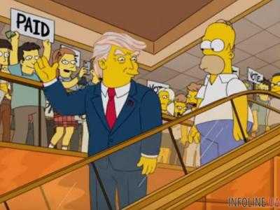 "Симпсоны" выпустили новый эпизод до 100 дней президентства Д.Трампа