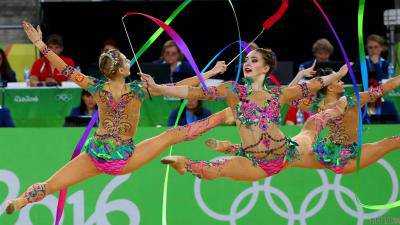 Украинская сборная в групповых упражнениях по художественной гимнастике завоевала золотую медаль