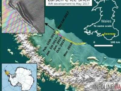 Ученые обнаружили  еще одну гигантскую трещину в Антарктиде