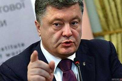 П.Порошенко заявил, что подпишет закон о запрете георгиевской ленты