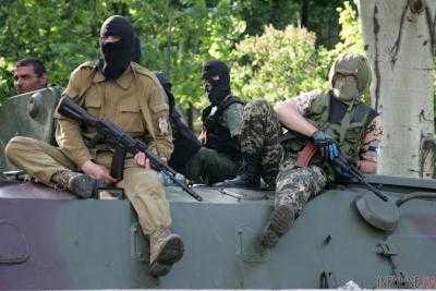На Донбассе около десяти боевиков были убиты и ранены в результате обстрела собственных позиций