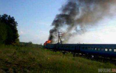 В Винницкой области в дизельном поезде с пассажирами произошел пожар