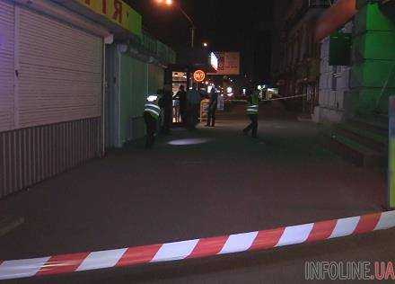 В Киеве ночью возле магазина произошел взрыв