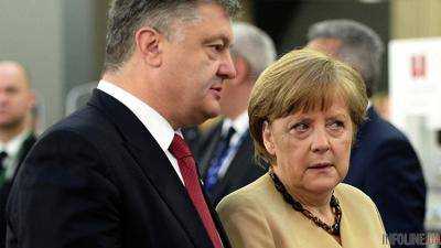 П.Порошенко и А.Меркель обсудили встречу с американскими партнерами