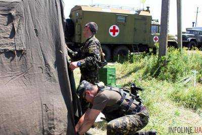 За прошедшие сутки в зоне АТО были ранены два украинских военных