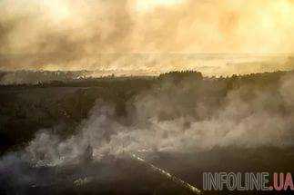 Жара в Украине: В Чернобыле загорелось 25 гектаров леса