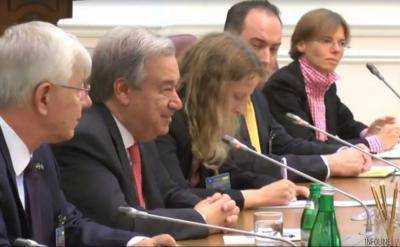 Генсек ООН заявил о готовности увеличить гуманитарную поддержку Украине