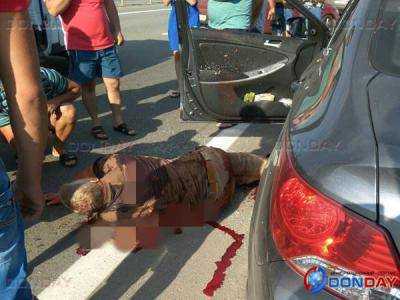 Под Ростовом майор полиции расстрелял автомобиль, в салоне которого находились его бывшие супруга и тесть. Фото, видео 18+