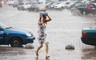 Укргидрометцентр предупреждает о сильных дождях и шквалах
