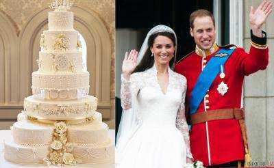 Кусок торта со свадьбы Принца Уильяма и Кейт Мидлтон продадут с аукциона