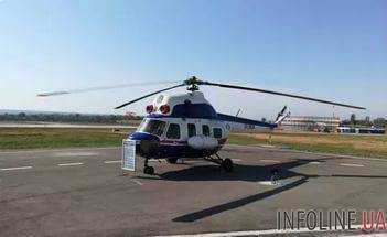 Украина презентовала первый вертолет собственного производства.Видео