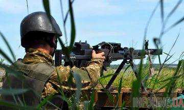 За прошедшие сутки в зоне АТО ранение получил один украинский военный