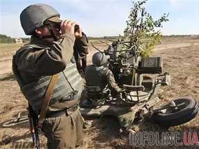 В течение дня в зоне АТО враг не применял оружие, калибр которого превышает 100 мм