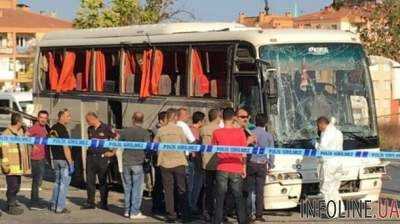 В Турции взорвали автобус с пассажирами. Видео